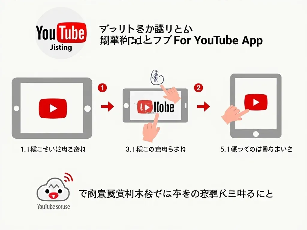 YouTubeアプリのインストール手順