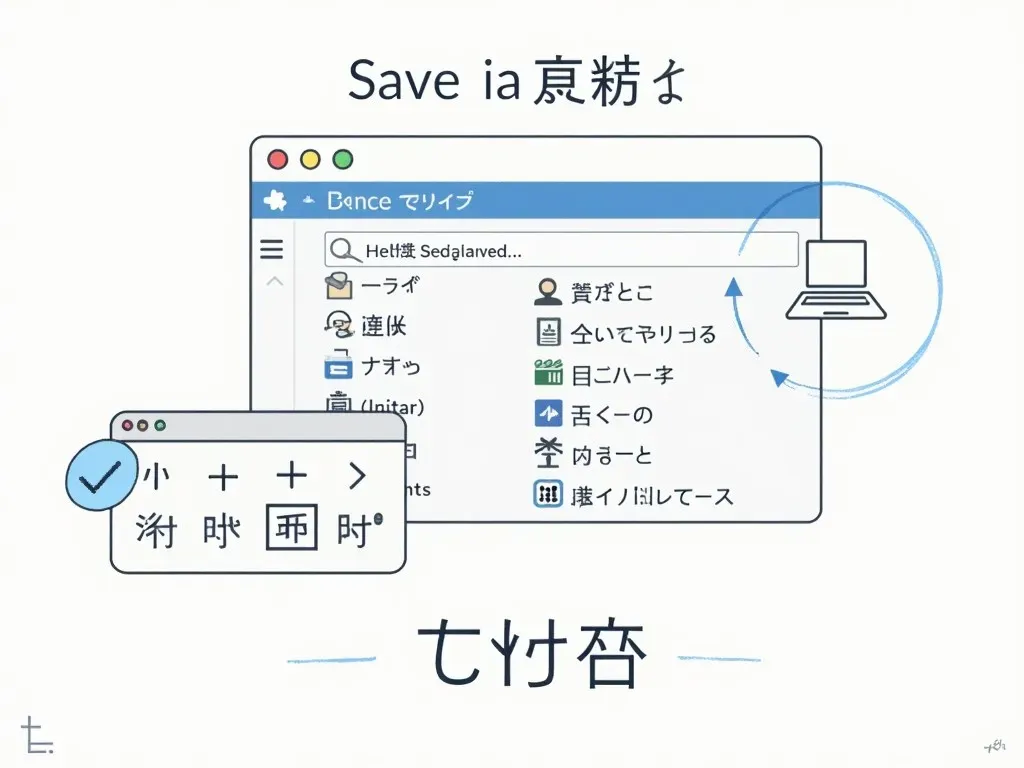 ブラウザ保存方法